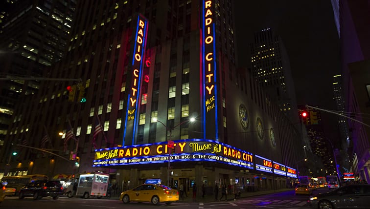 Radio City Music Hall Official Site New York City