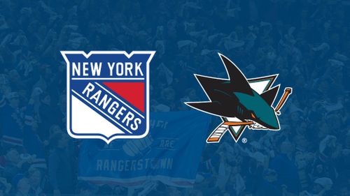 New York Rangers Vs San Jose Sharks Tickets Madison Square Garden