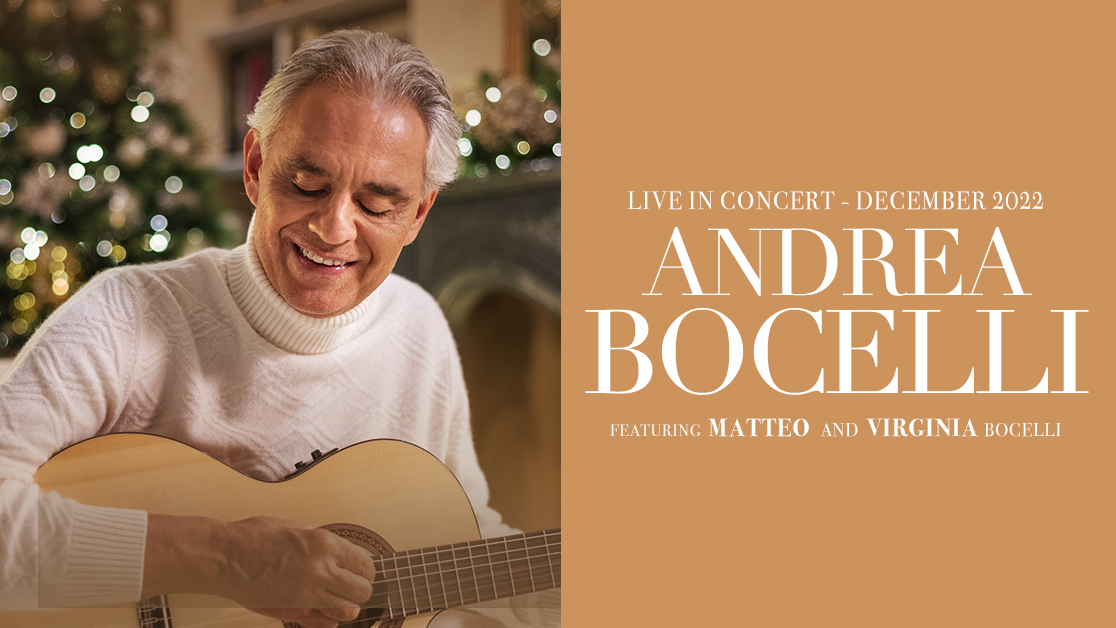 Andrea Bocelli on His New Holiday Album with Kids Matteo and Virginia