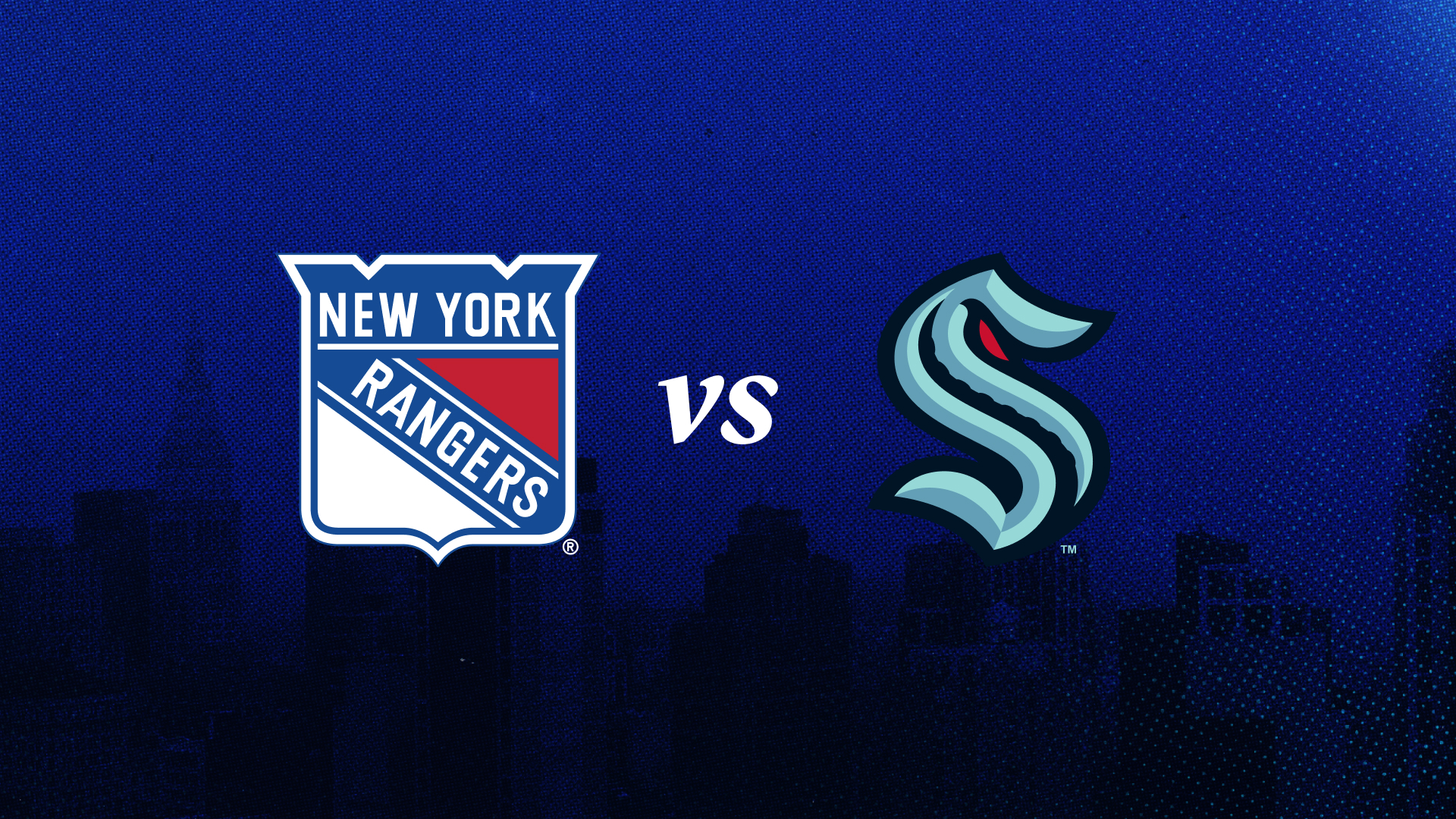 New York Rangers vs. Seattle Kraken