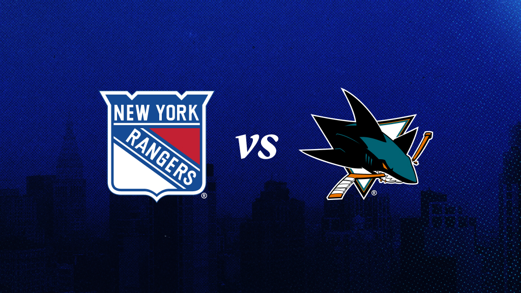 New York Rangers vs. San Jose Sharks