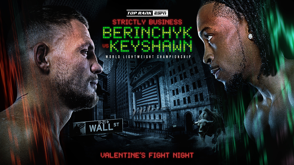Top Rank Boxing: Berinchyk v. Keyshawn