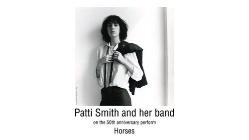 Patti Smith and her band